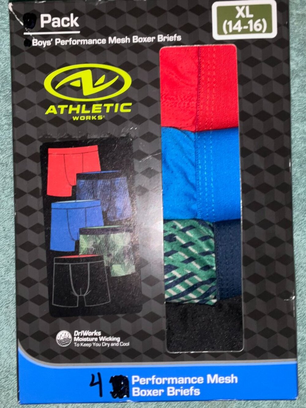 Boy's Athletic Works Boxer Briefs